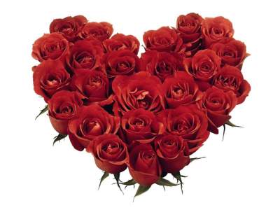 30 Roses Heart Shape Arrangement